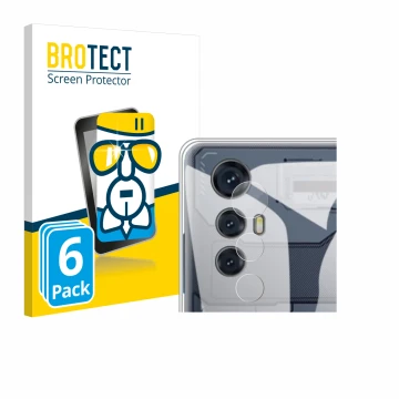Vorderseite einer Produktverpackung mit dem Markenlogo BROTECT. Daneben ist das Gerät Cubot Max 5 (NUR Kamera) mit dem zugehör