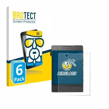 Vorderseite einer Produktverpackung mit dem Markenlogo BROTECT. Daneben ist das Gerät Light Phone 3 mit dem zugehörigen Displa