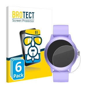 Vorderseite einer Produktverpackung mit dem Markenlogo BROTECT. Daneben ist das Gerät SPC Smartee Duo Vivo 1.27