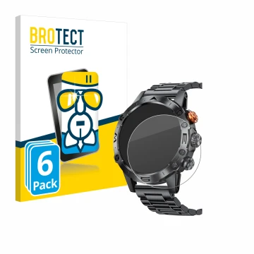 Vorderseite einer Produktverpackung mit dem Markenlogo BROTECT. Daneben ist das Gerät DekeFit MT43PRO 1.53