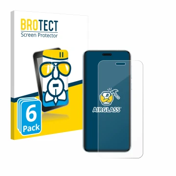 Vorderseite einer Produktverpackung mit dem Markenlogo BROTECT. Daneben ist das Gerät Honor Magic 7 RSR mit dem zugehörigen Di