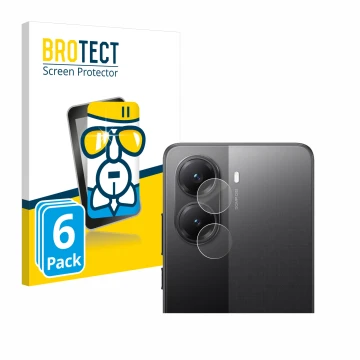 Vorderseite einer Produktverpackung mit dem Markenlogo BROTECT. Daneben ist das Gerät Xiaomi Poco X7 Pro (NUR Kameraschutz) mi
