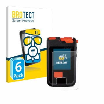 Vorderseite einer Produktverpackung mit dem Markenlogo BROTECT. Daneben ist das Gerät Mammut Barryvox S2 mit dem zugehörigen D