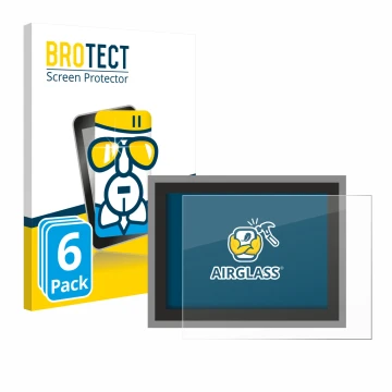 Vorderseite einer Produktverpackung mit dem Markenlogo BROTECT. Daneben ist das Gerät Megger MFT-X1 mit dem zugehörigen Displa