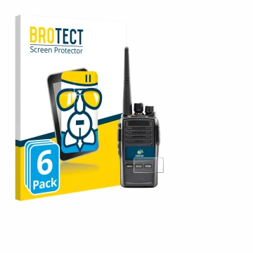 Vorderseite einer Produktverpackung mit dem Markenlogo BROTECT. Daneben ist das Gerät Midland G18 Pro PMR mit dem zugehörigen 