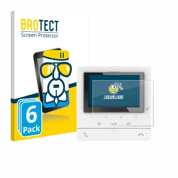 Vorderseite einer Produktverpackung mit dem Markenlogo BROTECT. Daneben ist das Gerät Biticino 344672 mit dem zugehörigen Disp