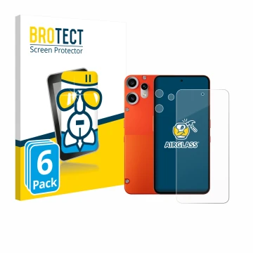 Vorderseite einer Produktverpackung mit dem Markenlogo BROTECT. Daneben ist das Gerät Nothing CMF Phone 2 Pro (Display+Kamera)