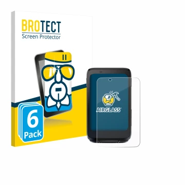 Vorderseite einer Produktverpackung mit dem Markenlogo BROTECT. Daneben ist das Gerät iGPSPORT BiNavi mit dem zugehörigen Disp