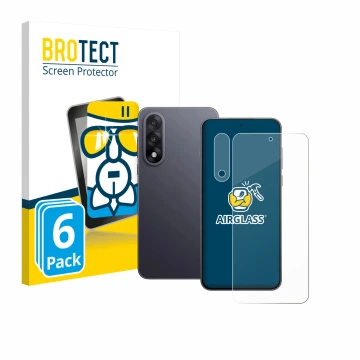 Vorderseite einer Produktverpackung mit dem Markenlogo BROTECT. Daneben ist das Gerät OnePlus Nord 5 (Display+Kamera) mit dem 