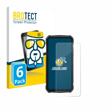 Vorderseite einer Produktverpackung mit dem Markenlogo BROTECT. Daneben ist das Gerät Ulefone Armor 29 Ultra mit dem zugehörig