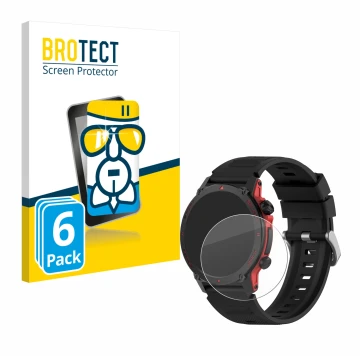 Vorderseite einer Produktverpackung mit dem Markenlogo BROTECT. Daneben ist das Gerät Popglory S136 mit dem zugehörigen Displa