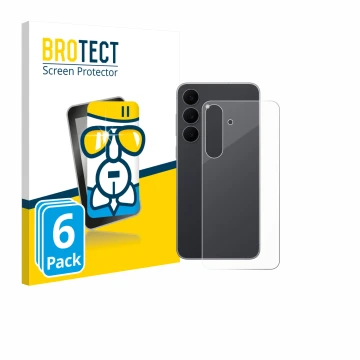 Vorderseite einer Produktverpackung mit dem Markenlogo BROTECT. Daneben ist das Gerät Samsung Galaxy S25 FE Enterprise Edition