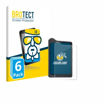 Vorderseite einer Produktverpackung mit dem Markenlogo BROTECT. Daneben ist das Gerät Xiaomi Qin K25 mit dem zugehörigen Displ