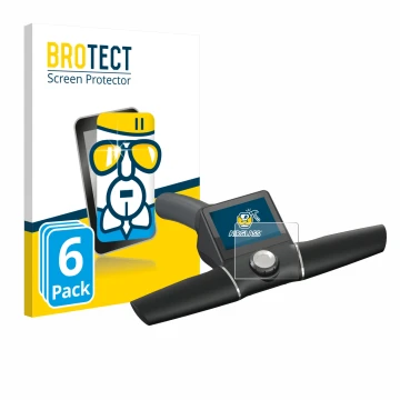 Vorderseite einer Produktverpackung mit dem Markenlogo BROTECT. Daneben ist das Gerät Motocaddy M7 GPS Remote mit dem zugehöri