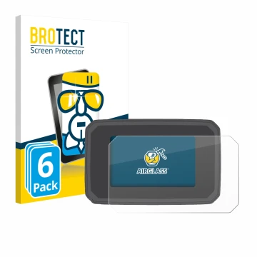 Vorderseite einer Produktverpackung mit dem Markenlogo BROTECT. Daneben ist das Gerät Honda CB125R 2024 mit dem zugehörigen Di