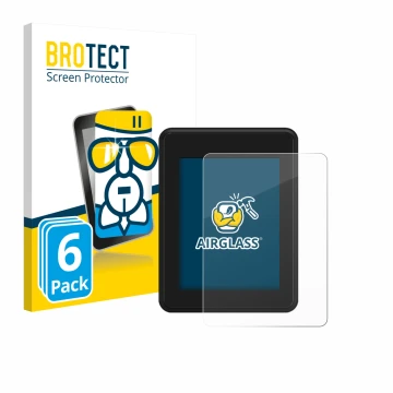 Vorderseite einer Produktverpackung mit dem Markenlogo BROTECT. Daneben ist das Gerät Neodrives simplyDisplay mit dem zugehöri