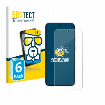 Vorderseite einer Produktverpackung mit dem Markenlogo BROTECT. Daneben ist das Gerät Vivo X300 mit dem zugehörigen Displaysch