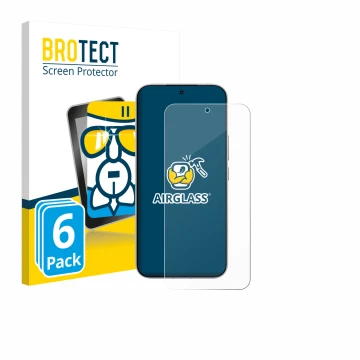 Vorderseite einer Produktverpackung mit dem Markenlogo BROTECT. Daneben ist das Gerät Xiaomi Poco F8 Ultra mit dem zugehörigen