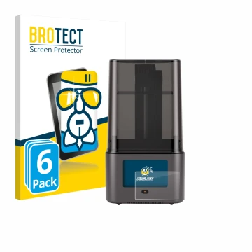 Vorderseite einer Produktverpackung mit dem Markenlogo BROTECT. Daneben ist das Gerät Anycubic Photon Mono 4 Ultra mit dem zug