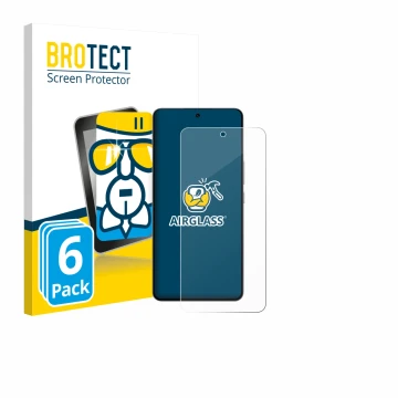 Vorderseite einer Produktverpackung mit dem Markenlogo BROTECT. Daneben ist das Gerät Oppo K13 Turbo Pro mit dem zugehörigen D
