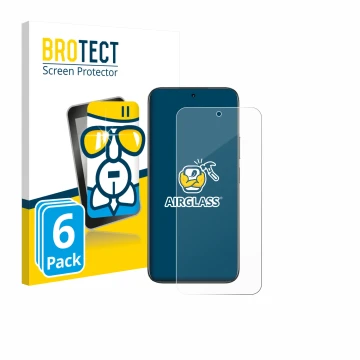 Vorderseite einer Produktverpackung mit dem Markenlogo BROTECT. Daneben ist das Gerät realme C85 Pro 4G mit dem zugehörigen Di
