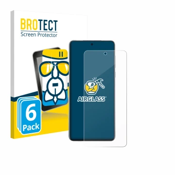 Vorderseite einer Produktverpackung mit dem Markenlogo BROTECT. Daneben ist das Gerät Oppo Find X8s+ mit dem zugehörigen Displ