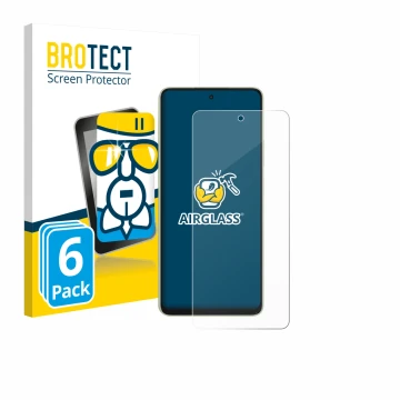 Vorderseite einer Produktverpackung mit dem Markenlogo BROTECT. Daneben ist das Gerät Oppo A5 Energy mit dem zugehörigen Displ