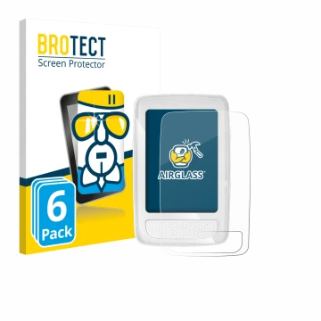 Vorderseite einer Produktverpackung mit dem Markenlogo BROTECT. Daneben ist das Gerät Giant Axact 14W mit dem zugehörigen Disp