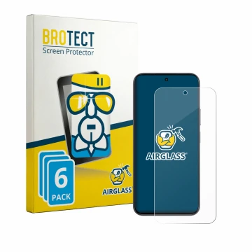 Vorderseite einer Produktverpackung mit dem Markenlogo BROTECT. Daneben ist das Gerät realme 16T 5G mit dem zugehörigen Displa