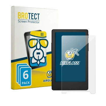 Vorderseite einer Produktverpackung mit dem Markenlogo BROTECT. Daneben ist das Gerät Xteink X4 Classic (X4 V2) mit dem zugehö
