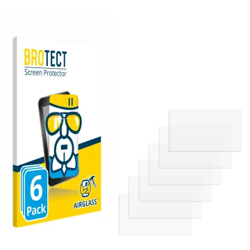 Vorderseite einer Produktverpackung mit dem Markenlogo BROTECT. Daneben ist der zugehörige Displayschutz.