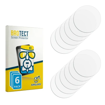 Vorderseite einer Produktverpackung mit dem Markenlogo BROTECT. Daneben ist der zugehörige Displayschutz.