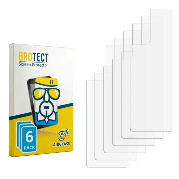 Vorderseite einer Produktverpackung mit dem Markenlogo BROTECT. Daneben ist der zugehörige Displayschutz.