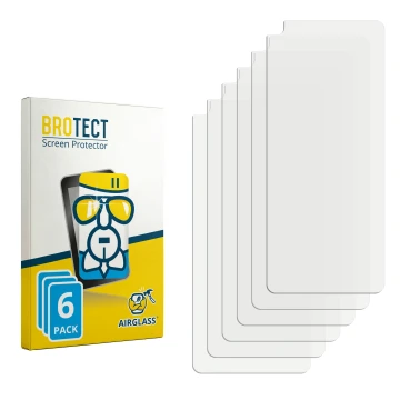 Vorderseite einer Produktverpackung mit dem Markenlogo BROTECT. Daneben ist der zugehörige Displayschutz.