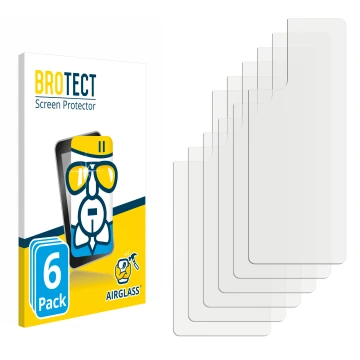 Vorderseite einer Produktverpackung mit dem Markenlogo BROTECT. Daneben ist der zugehörige Displayschutz.