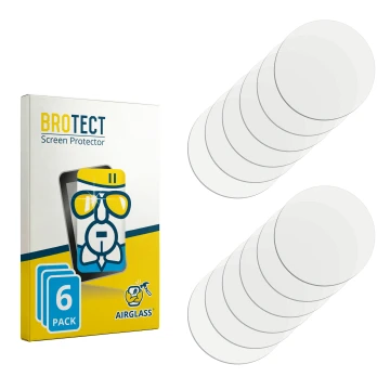 Vorderseite einer Produktverpackung mit dem Markenlogo BROTECT. Daneben ist der zugehörige Displayschutz.