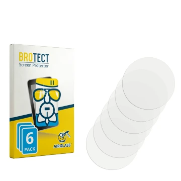 Vorderseite einer Produktverpackung mit dem Markenlogo BROTECT. Daneben ist der zugehörige Displayschutz.