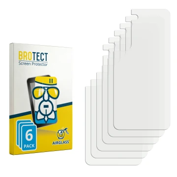 Vorderseite einer Produktverpackung mit dem Markenlogo BROTECT. Daneben ist der zugehörige Displayschutz.