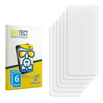 Vorderseite einer Produktverpackung mit dem Markenlogo BROTECT. Daneben ist der zugehörige Displayschutz.
