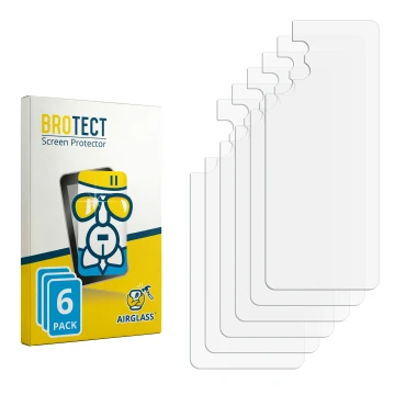 Vorderseite einer Produktverpackung mit dem Markenlogo BROTECT. Daneben ist der zugehörige Displayschutz.