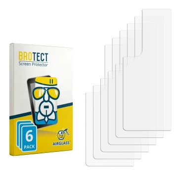 Vorderseite einer Produktverpackung mit dem Markenlogo BROTECT. Daneben ist der zugehörige Displayschutz.