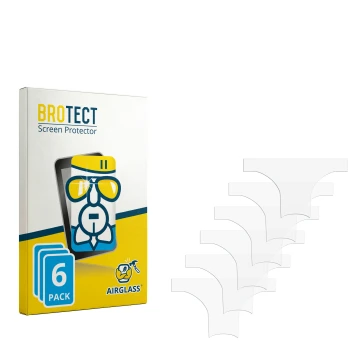 Vorderseite einer Produktverpackung mit dem Markenlogo BROTECT. Daneben ist der zugehörige Displayschutz.