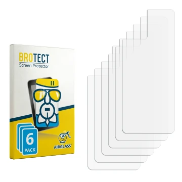 Vorderseite einer Produktverpackung mit dem Markenlogo BROTECT. Daneben ist der zugehörige Displayschutz.