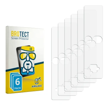 Vorderseite einer Produktverpackung mit dem Markenlogo BROTECT. Daneben ist der zugehörige Displayschutz.