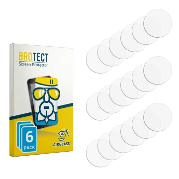 Vorderseite einer Produktverpackung mit dem Markenlogo BROTECT. Daneben ist der zugehörige Displayschutz.