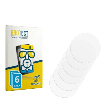 Vorderseite einer Produktverpackung mit dem Markenlogo BROTECT. Daneben ist der zugehörige Displayschutz.