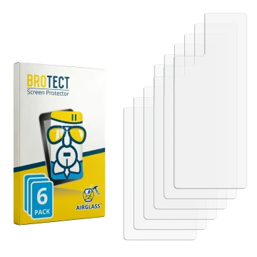 Vorderseite einer Produktverpackung mit dem Markenlogo BROTECT. Daneben ist der zugehörige Displayschutz.