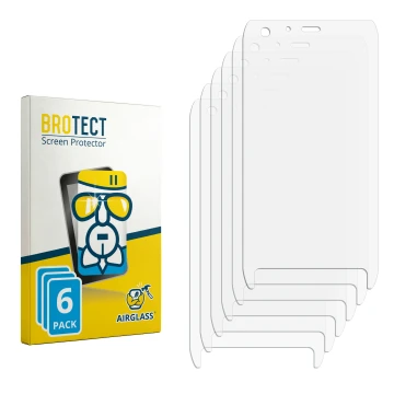 Vorderseite einer Produktverpackung mit dem Markenlogo BROTECT. Daneben ist der zugehörige Displayschutz.