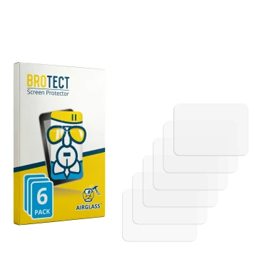 Vorderseite einer Produktverpackung mit dem Markenlogo BROTECT. Daneben ist der zugehörige Displayschutz.