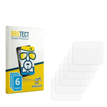 Vorderseite einer Produktverpackung mit dem Markenlogo BROTECT. Daneben ist der zugehörige Displayschutz.